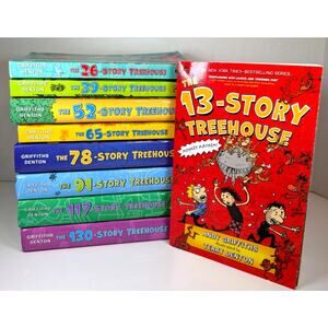 Near Complete Set 13-STORY TREEHOUSE Books Series by Andy Griffiths vol.1-10